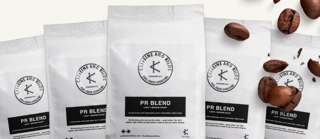 Five bags of Caffeine and Kilos PR Blend coffee